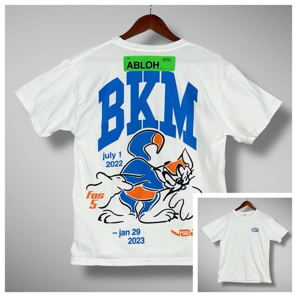 Other - Virgil Abloh BKM FOS Graphic T Shirt Adult Small‎ Brooklyn Museum Short Sleeve